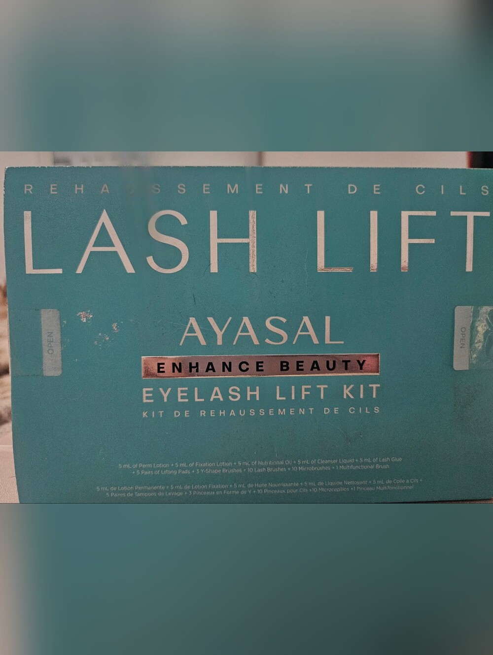 Ayasal Enhance Beauty Lash Lift Kit - Turquoise Lash Lift